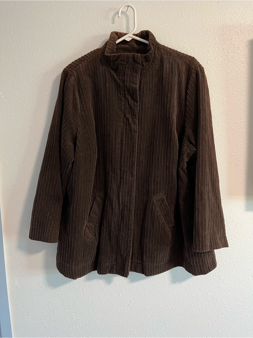 Relativity Brown Corduroy Jean Jacket Size 1X